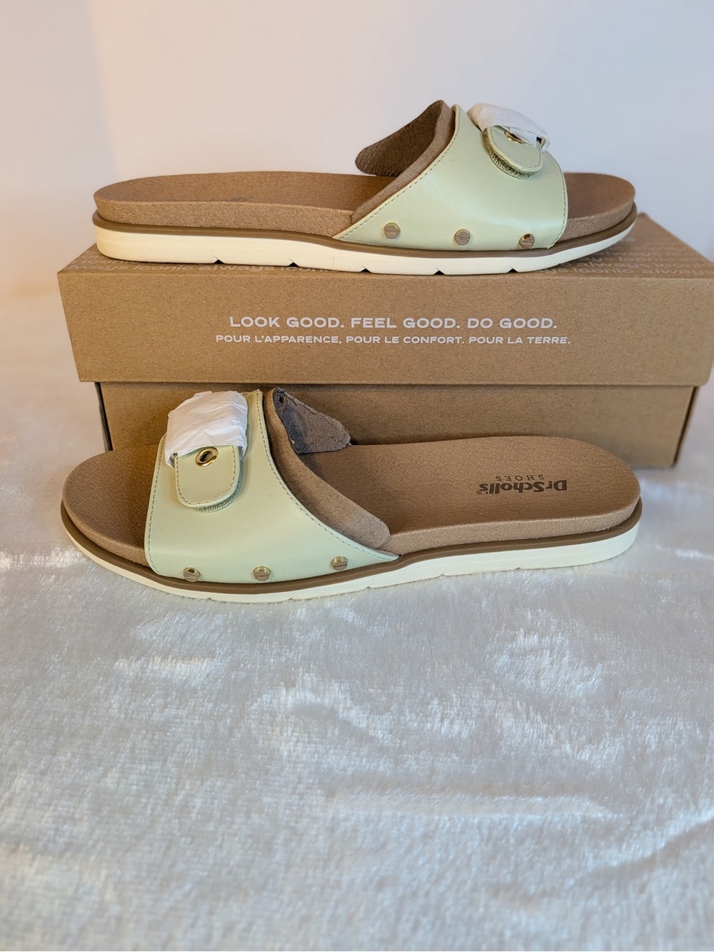 Dr. Scholl’s Iconic Mint Green Slide Sandal NWT Size 7